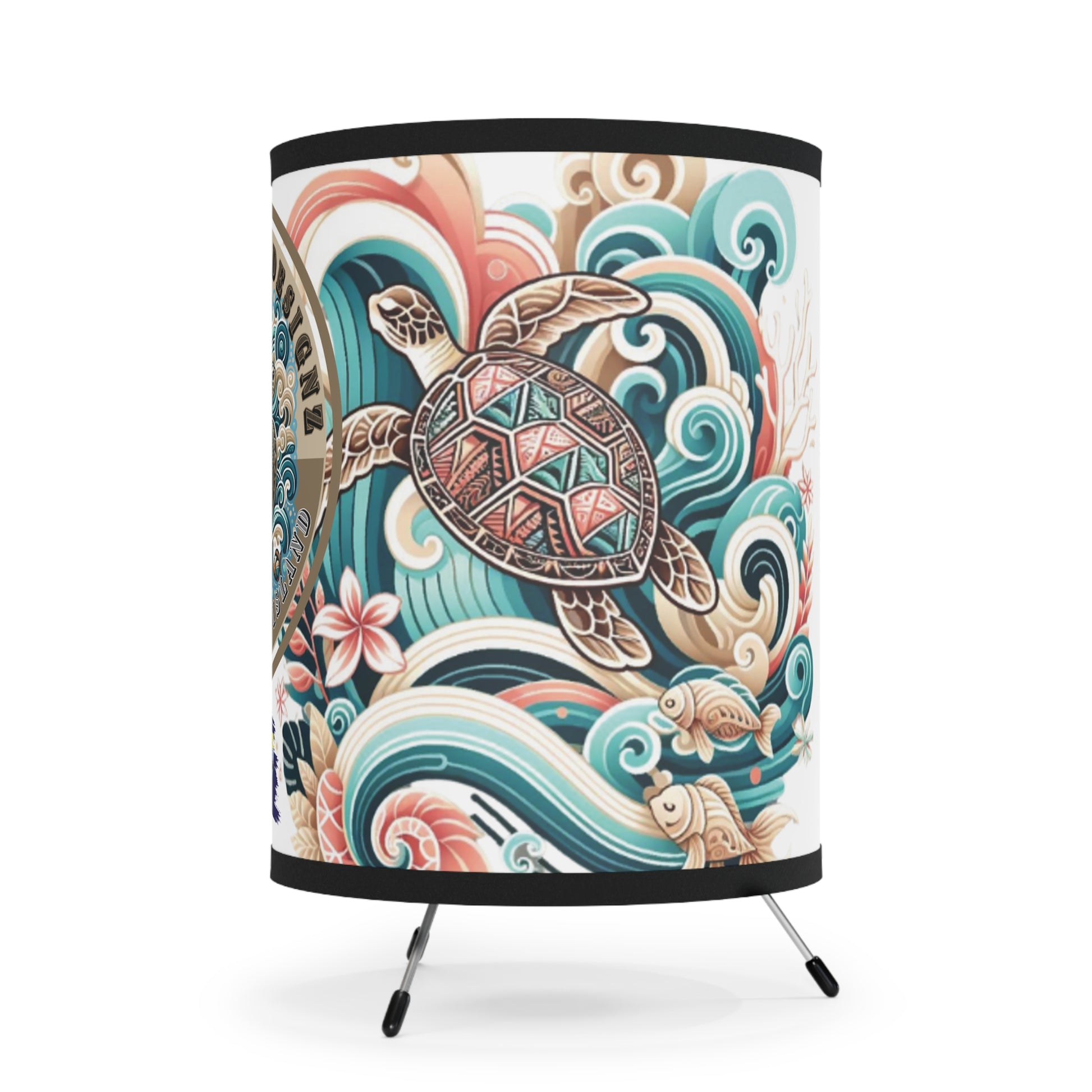 Turtle Tribe Tripod Lamp – product image 4