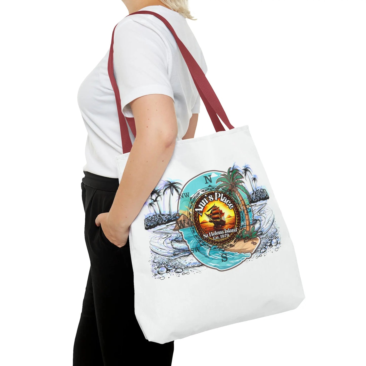 Ann's Place (Saint Helena Island) Tote Bag (AOP) - Simply Saint Designz