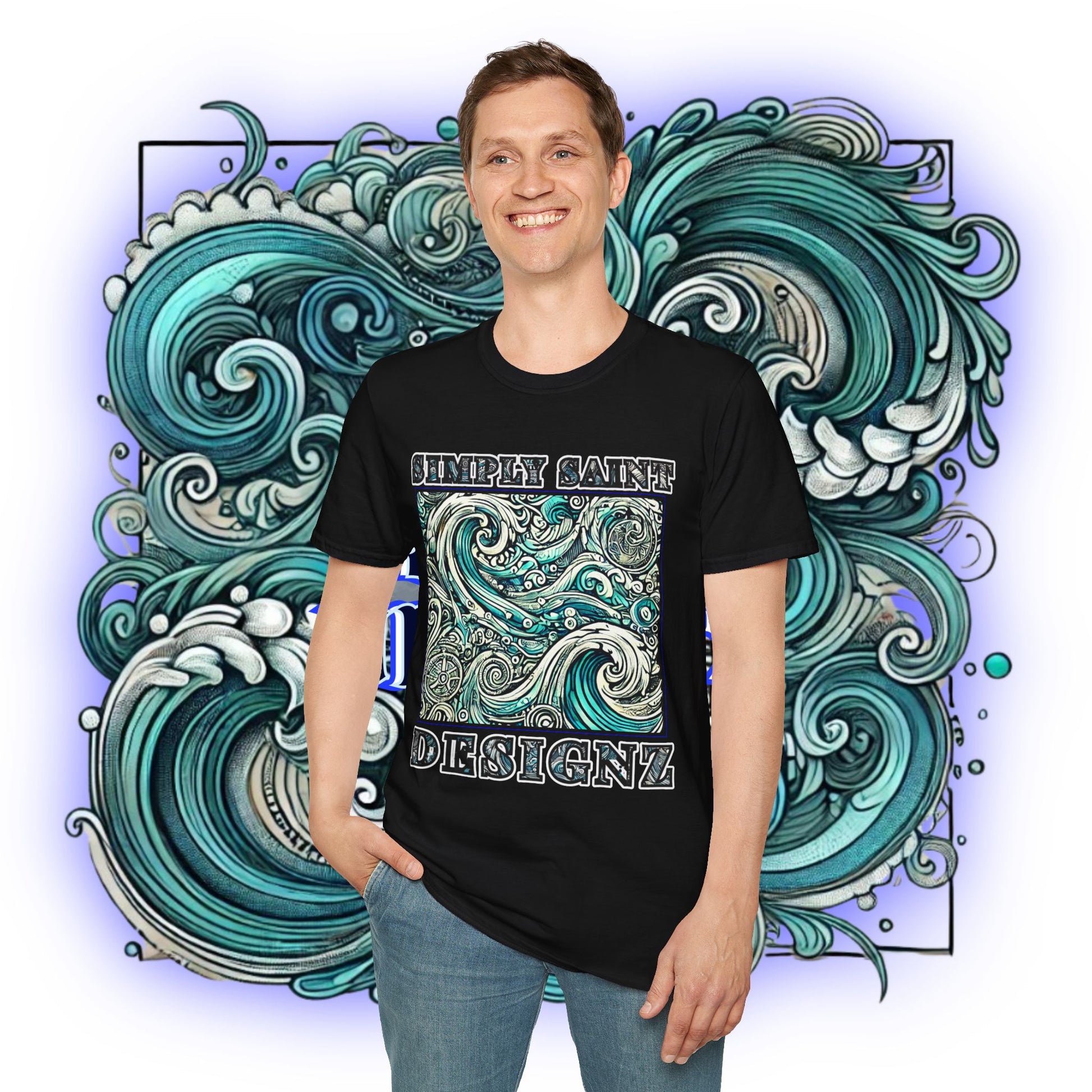 Tidal Harmony Tribal Elegance Tee – product image 13