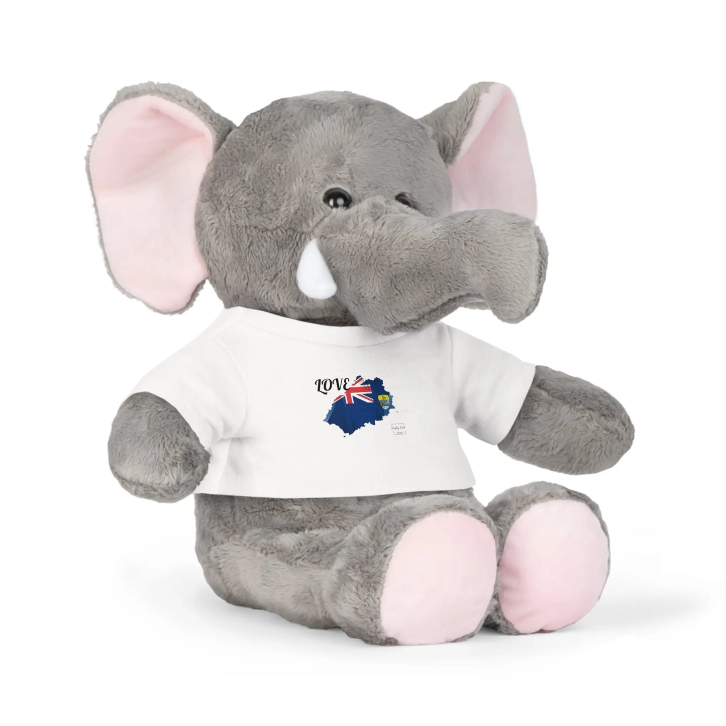 Love St Helena Island Plush Toy with T-Shirt - Simply Saint Designz
