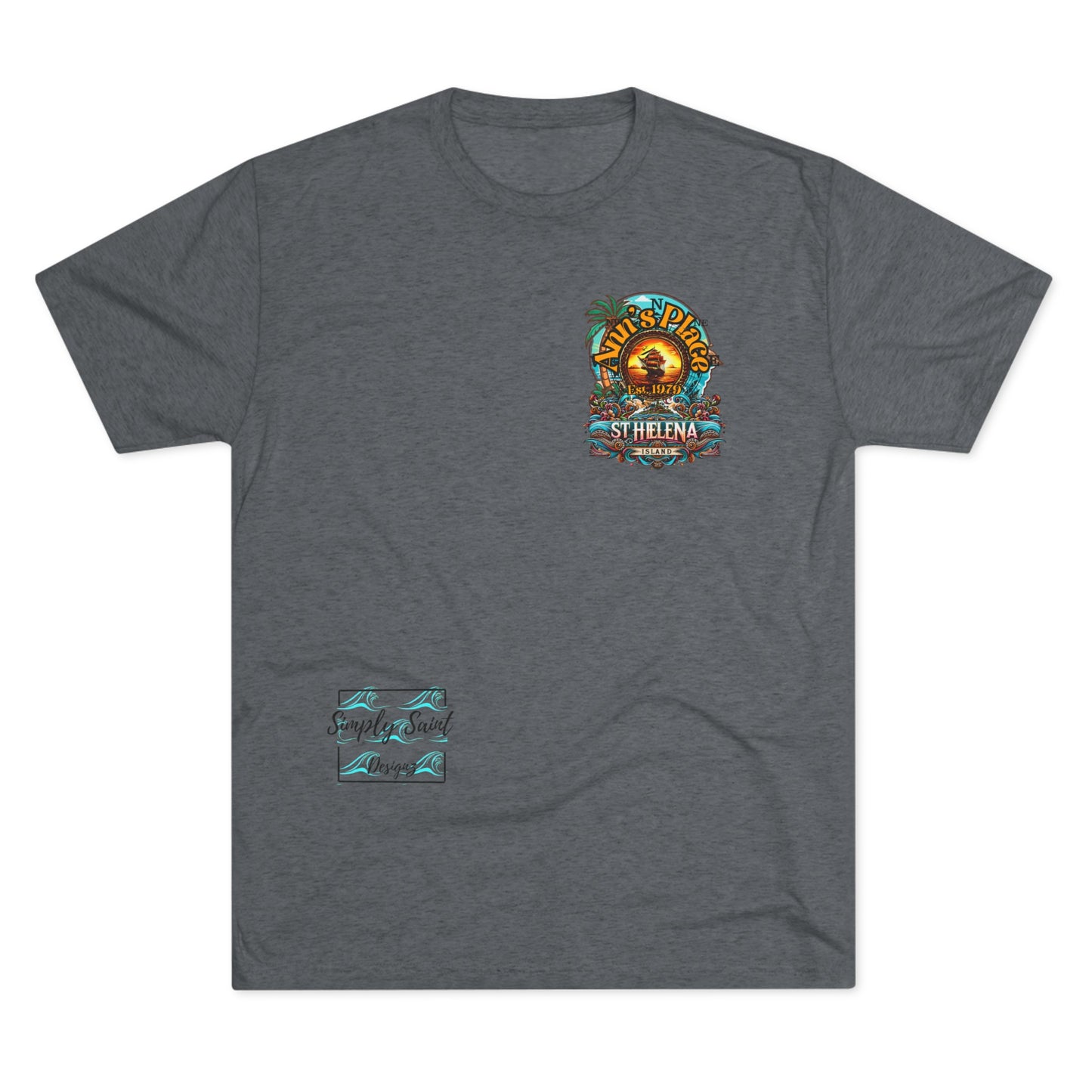 Unisex Tri-Blend Crew Tee Ann's Place – product image 3