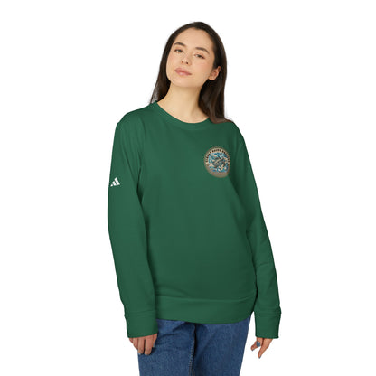 adidas® Unisex Fleece Crewneck Sweatshirt – Turtle Tribe Collection – product image 2
