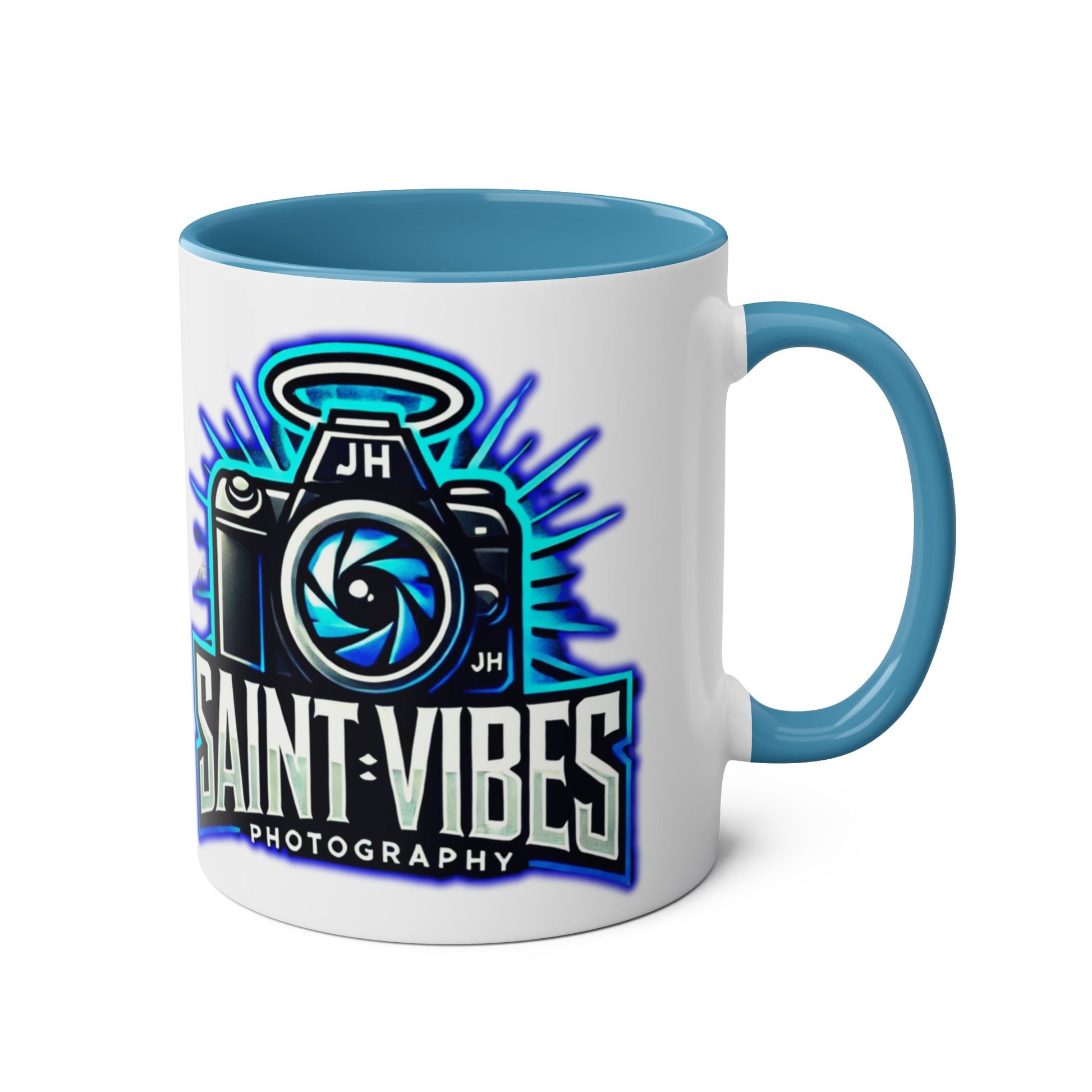Saint Vibes Photography Two-Tone Mug 11oz – product image 5