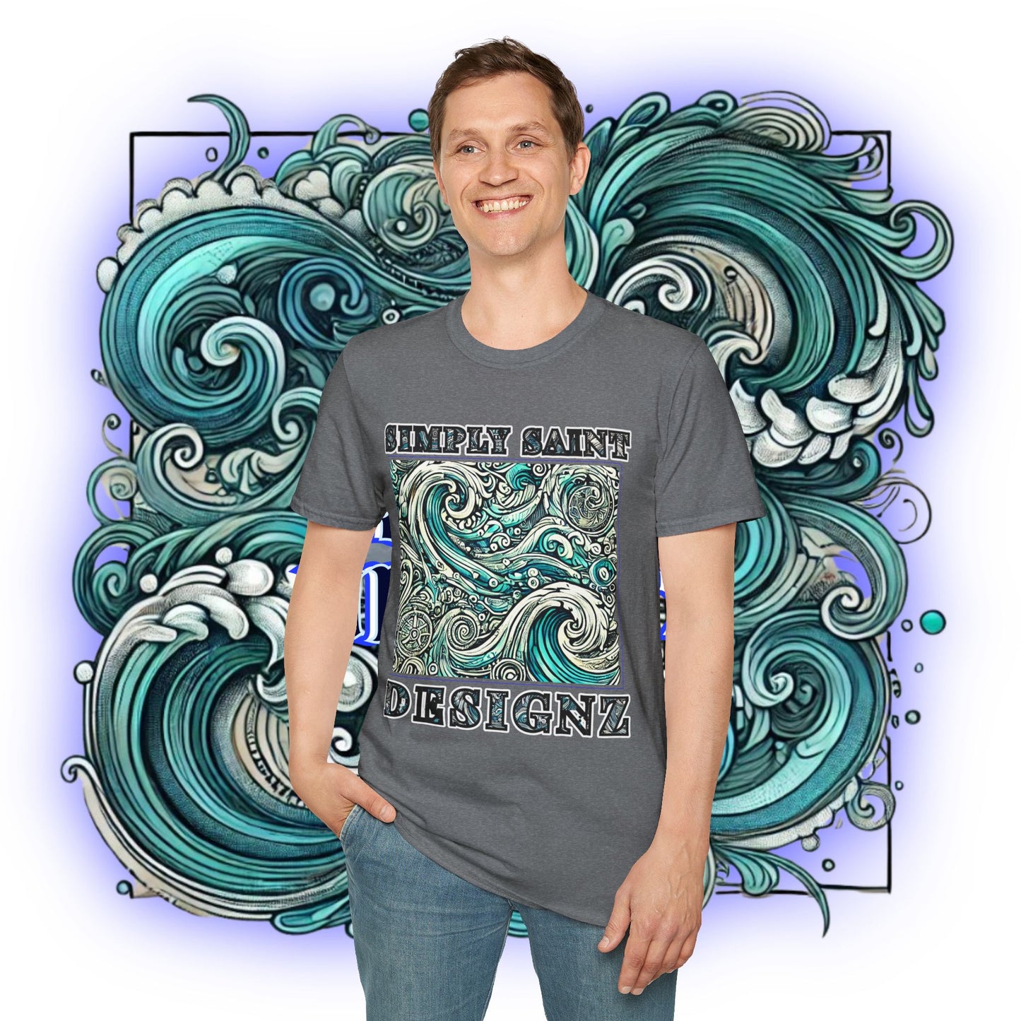 Tidal Harmony Tribal Elegance Tee