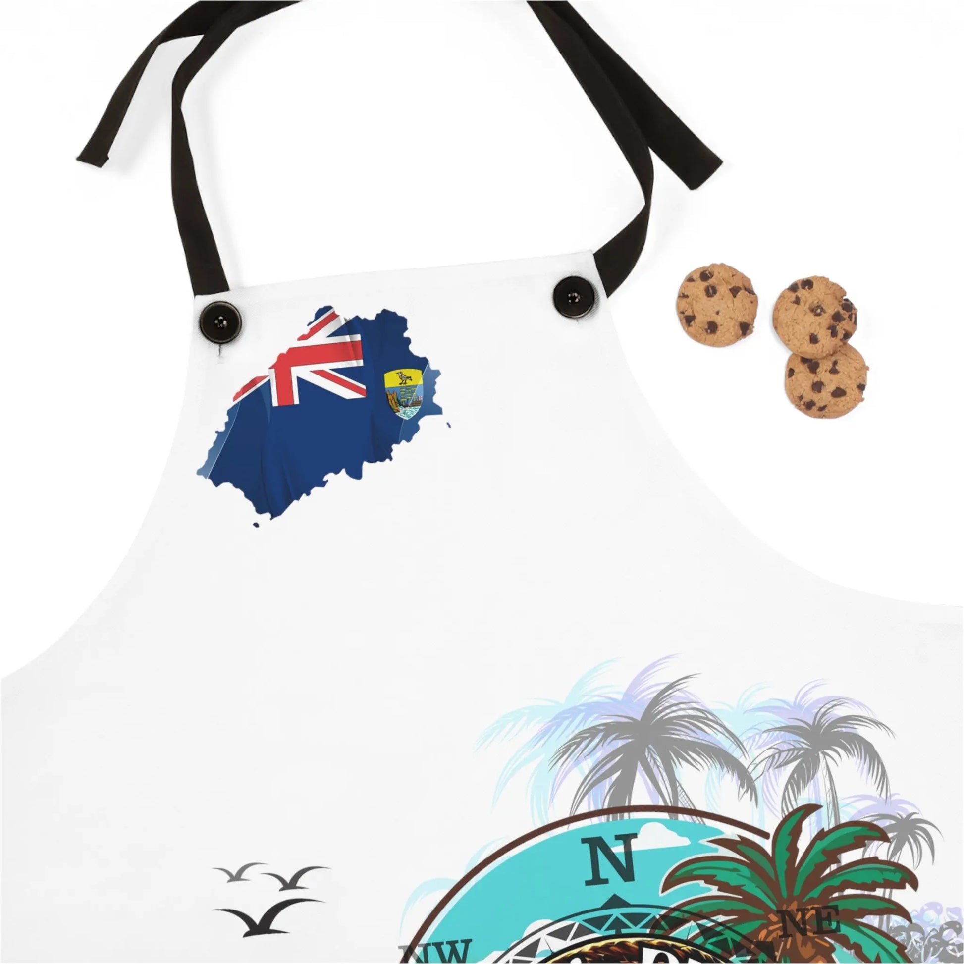 Anns Place Apron (White) - Simply Saint Designz