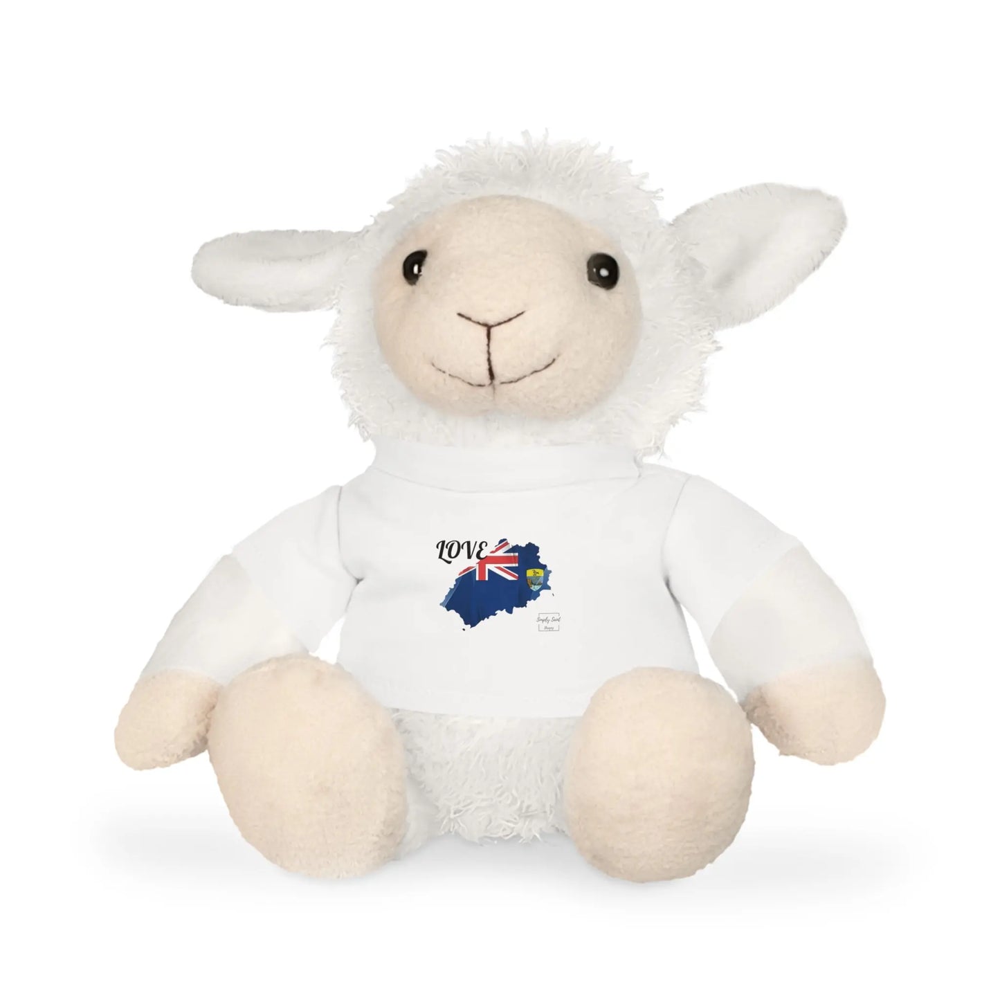 Love St Helena Island Plush Toy with T-Shirt - Simply Saint Designz