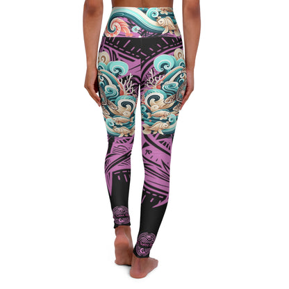 Turtle Tribe High-Waisted Yoga Leggings – product image 3