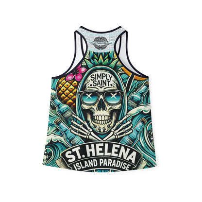 Tropical Skull Women's Racerback Tank - AOP – product image 10