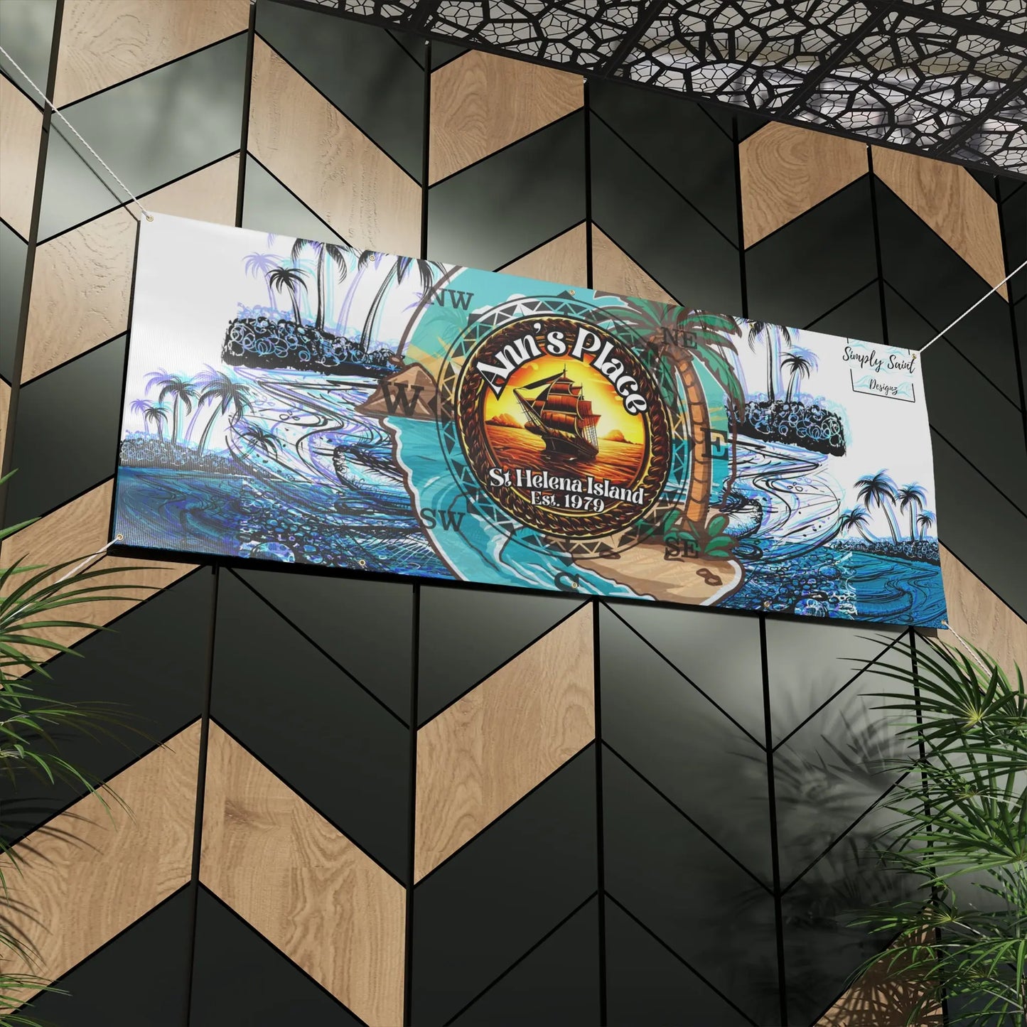 Anns place Matte Banner - Simply Saint Designz