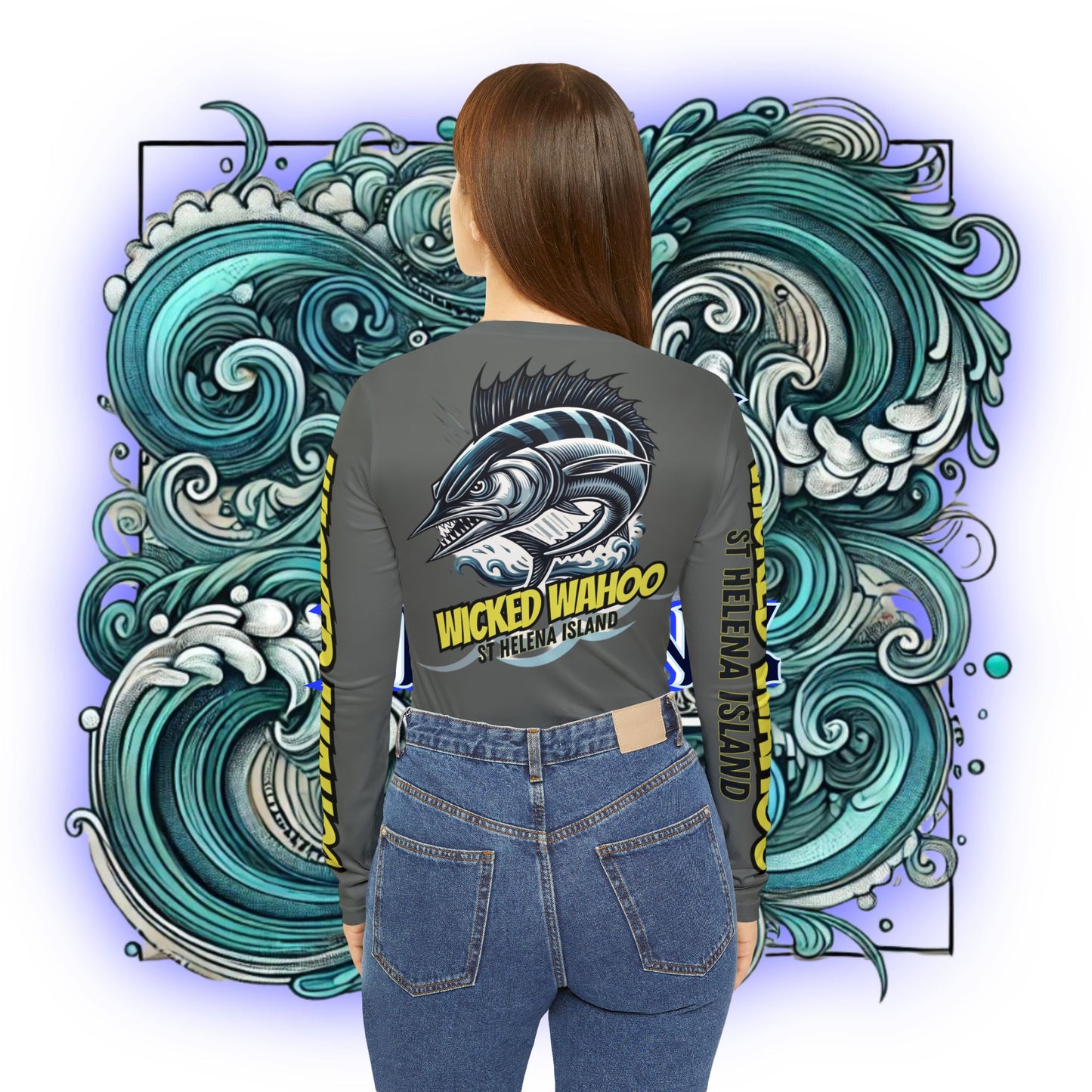 Women's Wahoo Performance V-Neck - Teal – product image 2