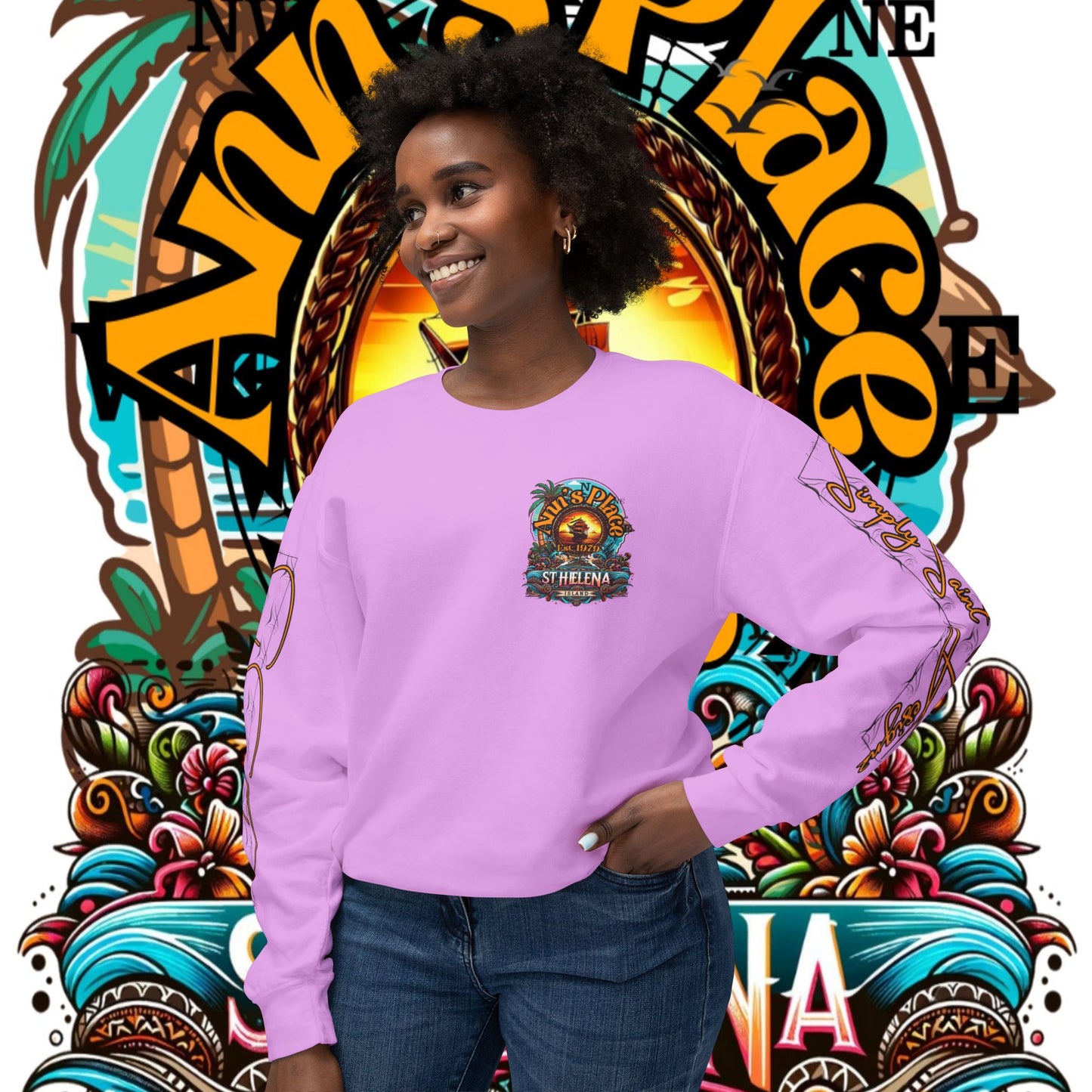 Ann's Place Unisex Lightweight Crewneck Sweatshirt – product image 7