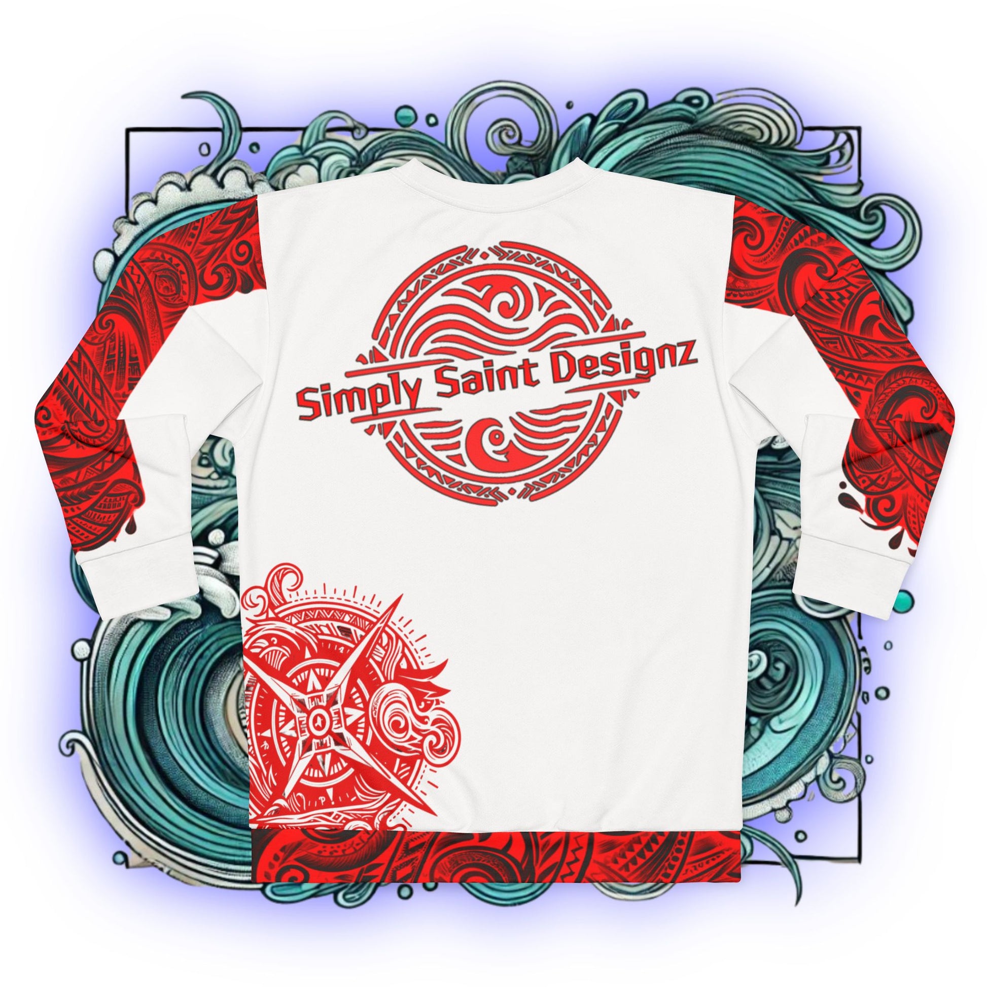 Polynesian Style Sweatshirt – product image 2