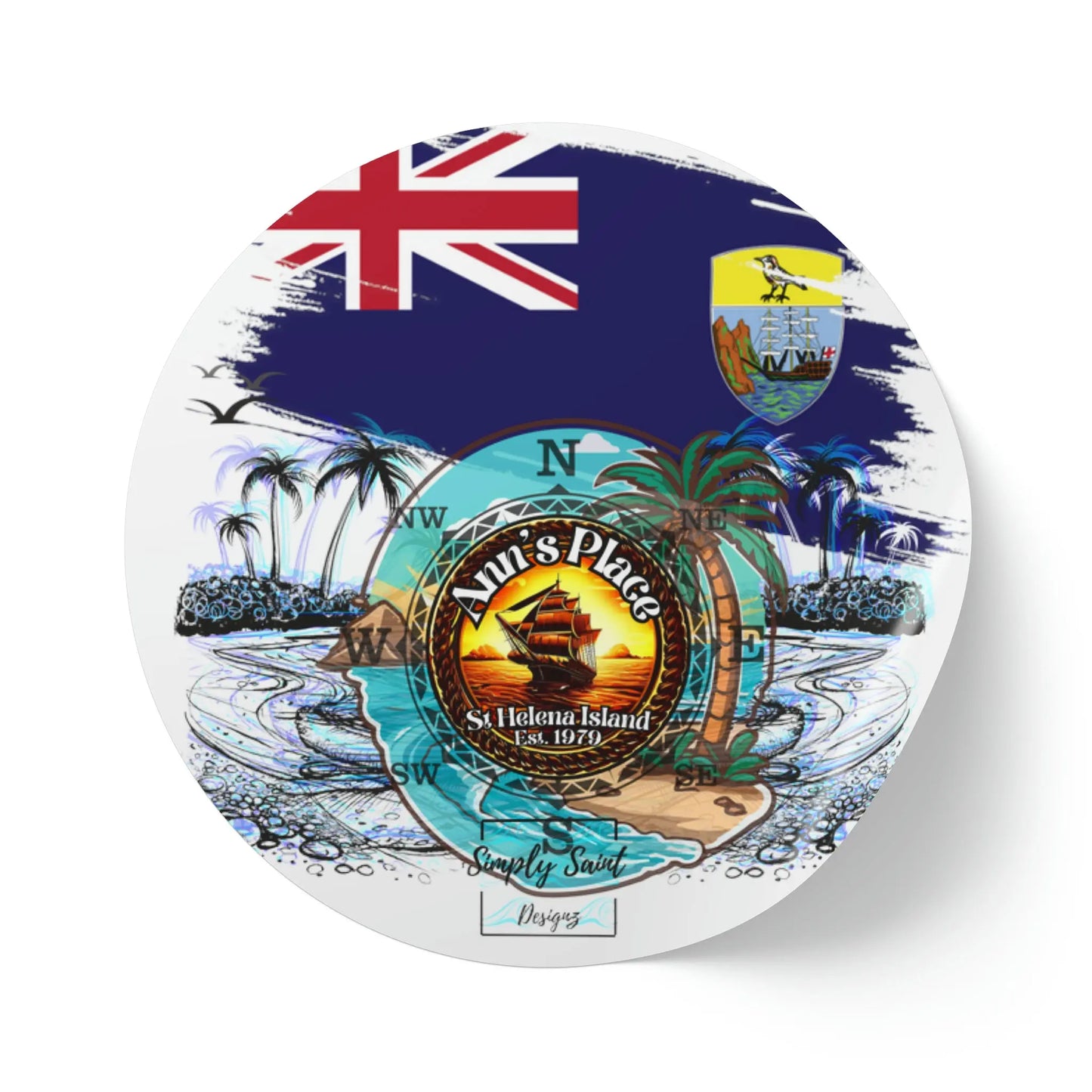 Round Sticker Label Rolls - Simply Saint Designz