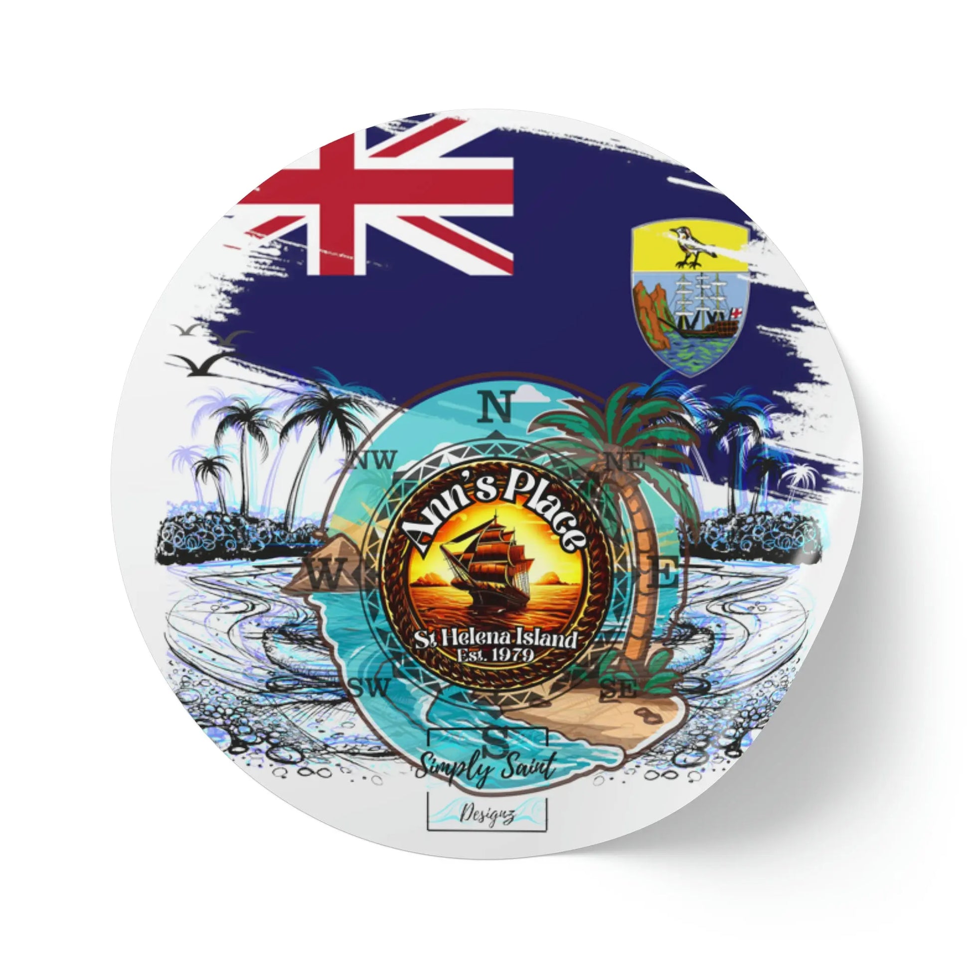 Round Sticker Label Rolls - Simply Saint Designz