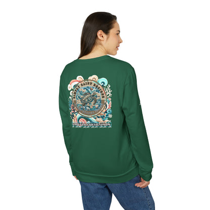 adidas® Unisex Fleece Crewneck Sweatshirt – Turtle Tribe Collection – product image 11