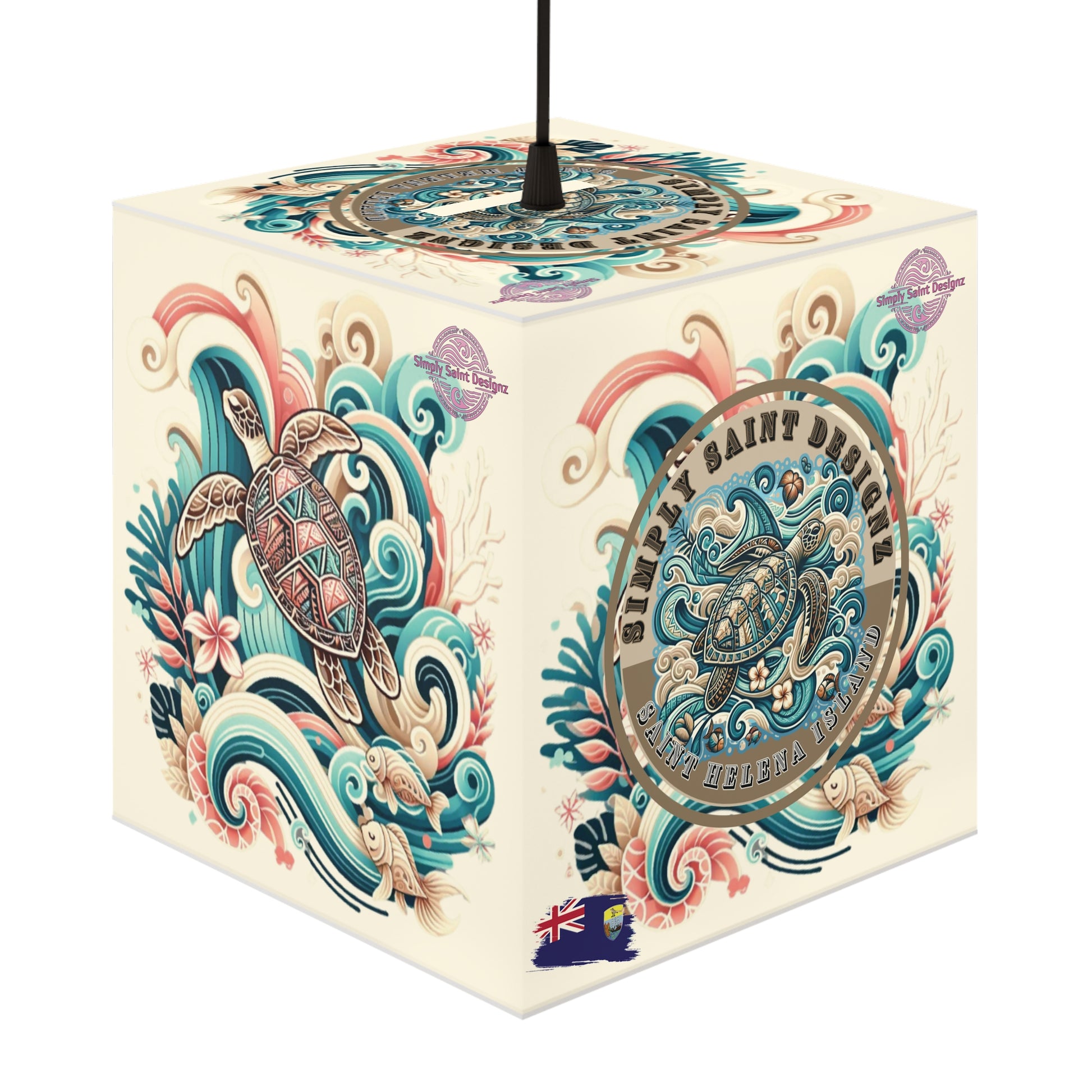 Turtle Tribe Light Cube Lamp – product image 3