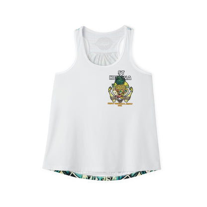 Tropical Skull Women's Racerback Tank - AOP