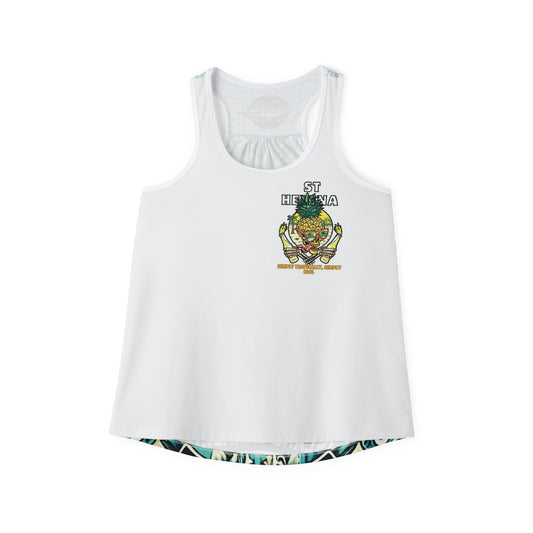 Tropical Skull Women's Racerback Tank - AOP