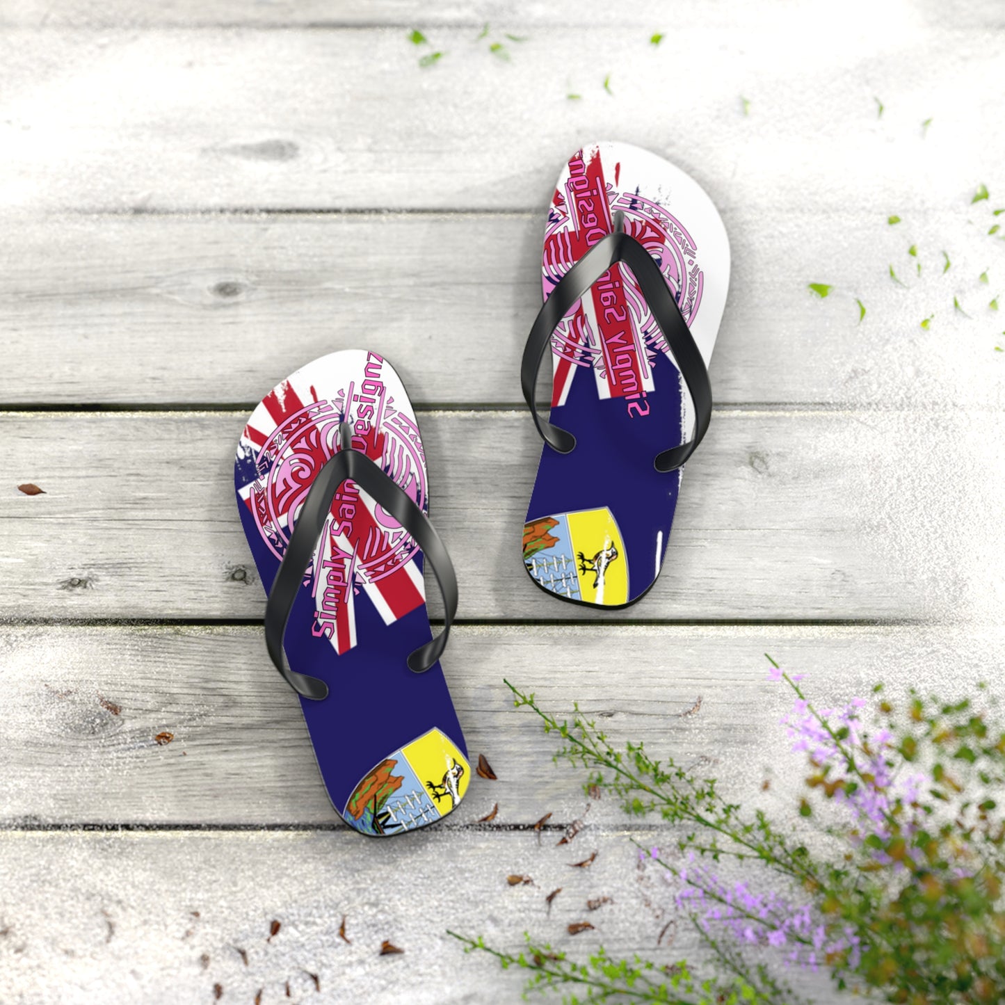 Simply Saint Designz Turtle Tribe Collection Flip Flops – product image 10
