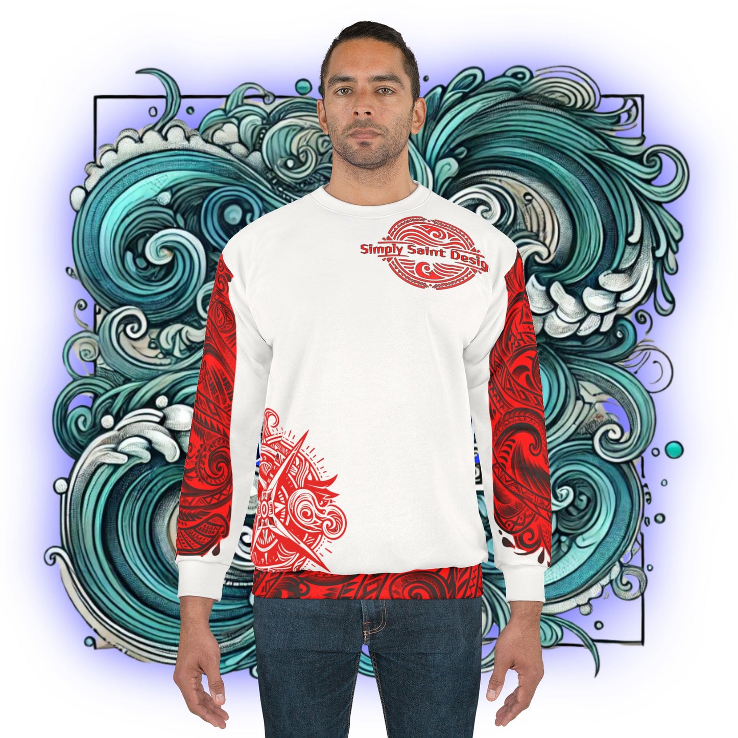 Polynesian Style Sweatshirt – product image 3