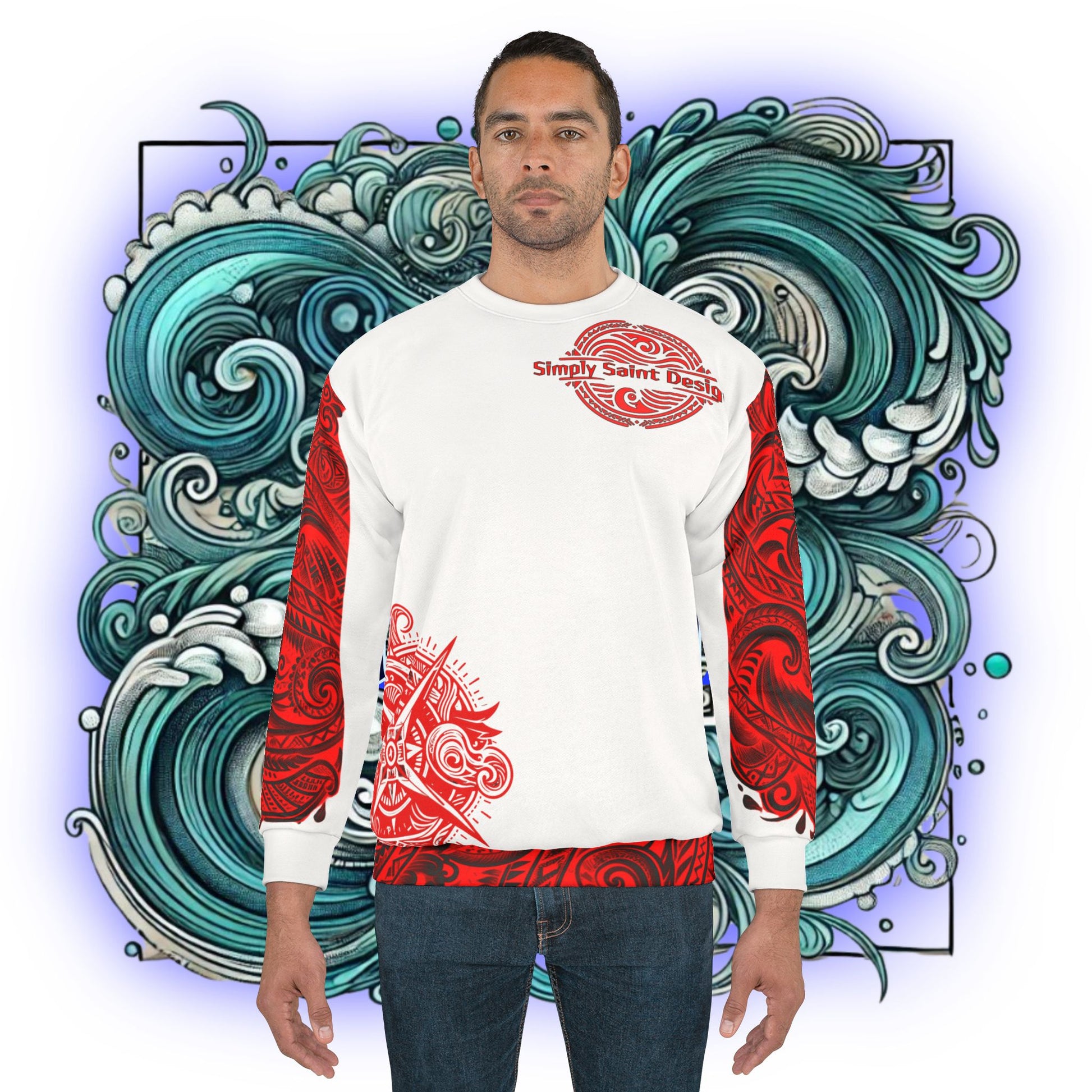 Polynesian Style Sweatshirt – product image 3