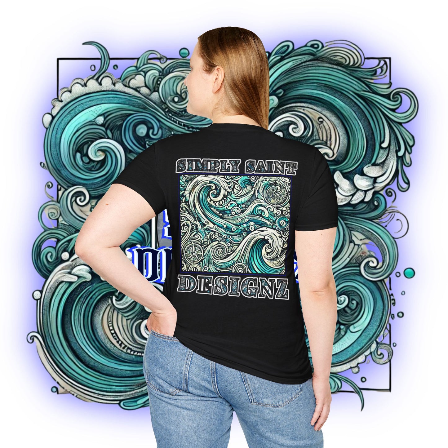 Tidal Harmony Tribal Elegance Tee – product image 12