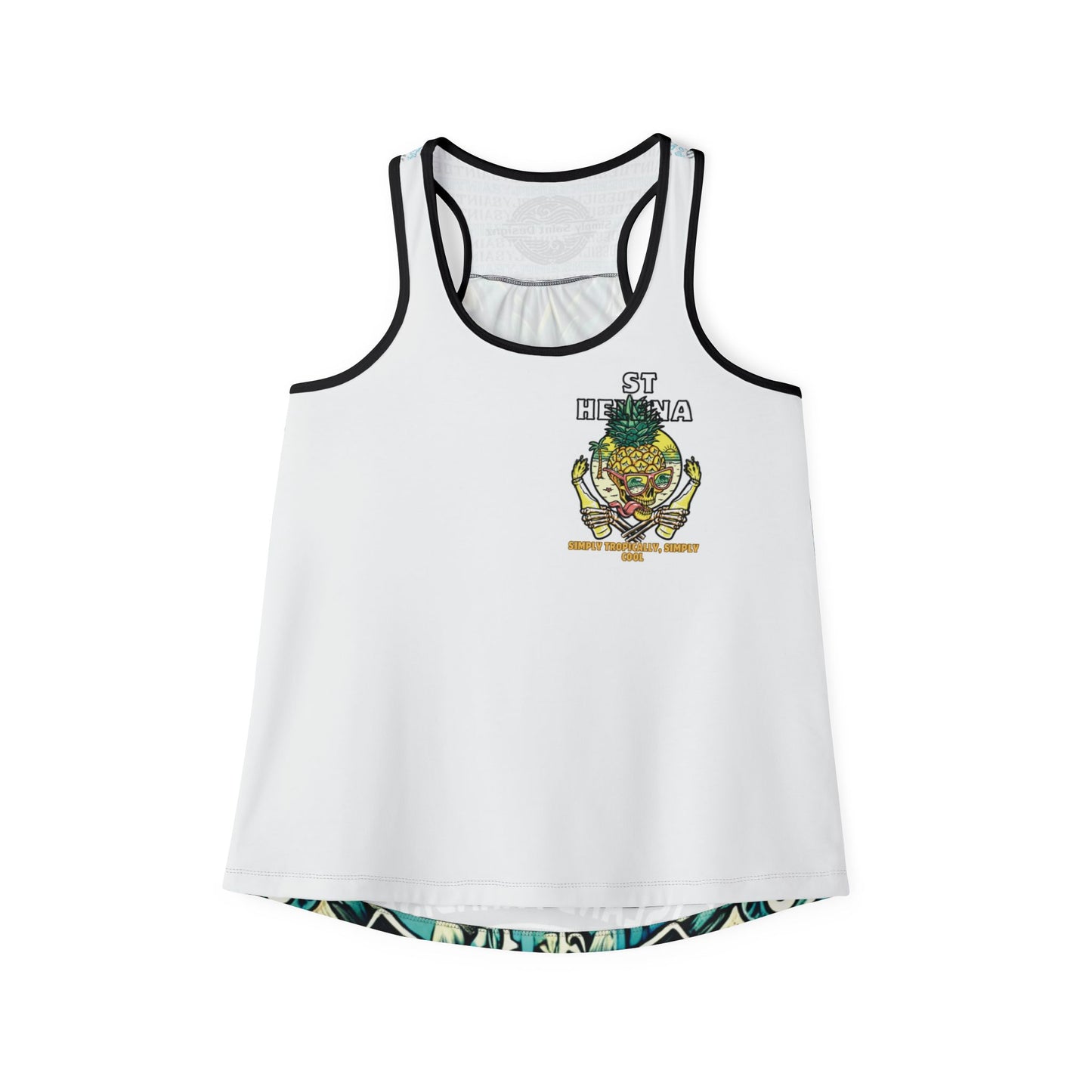 Tropical Skull Women's Racerback Tank - AOP – product image 2
