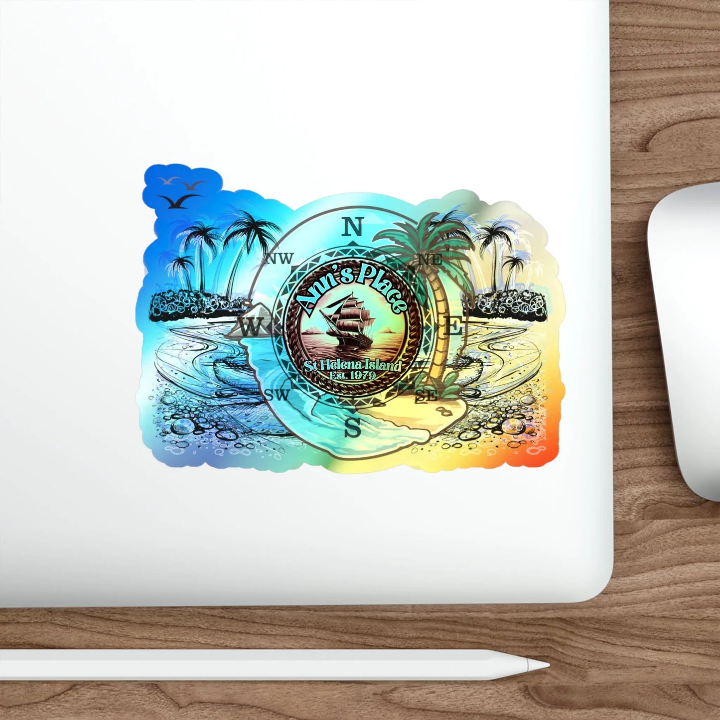 Anns place Holographic Die-cut Stickers - Simply Saint Designz