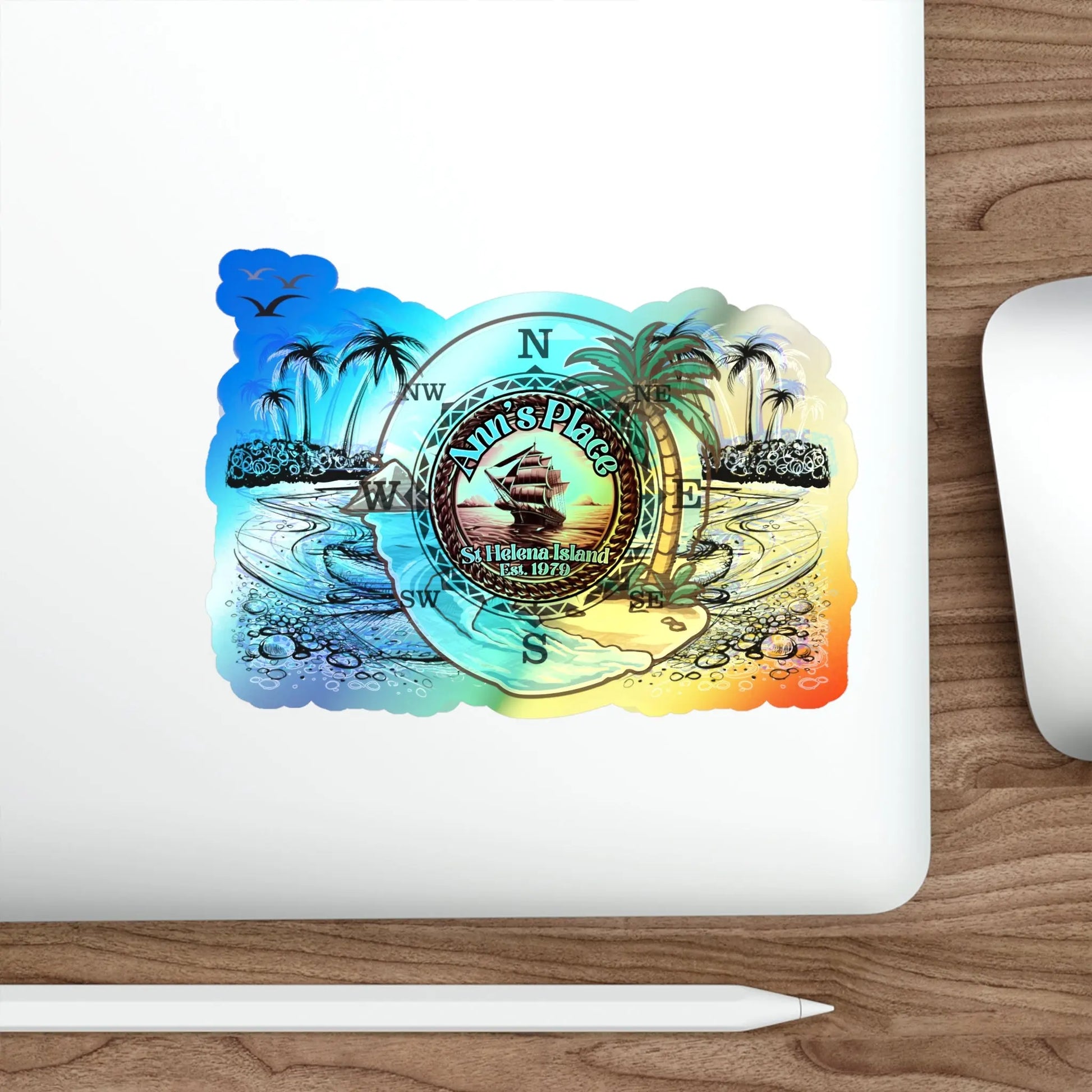 Anns place Holographic Die-cut Stickers - Simply Saint Designz