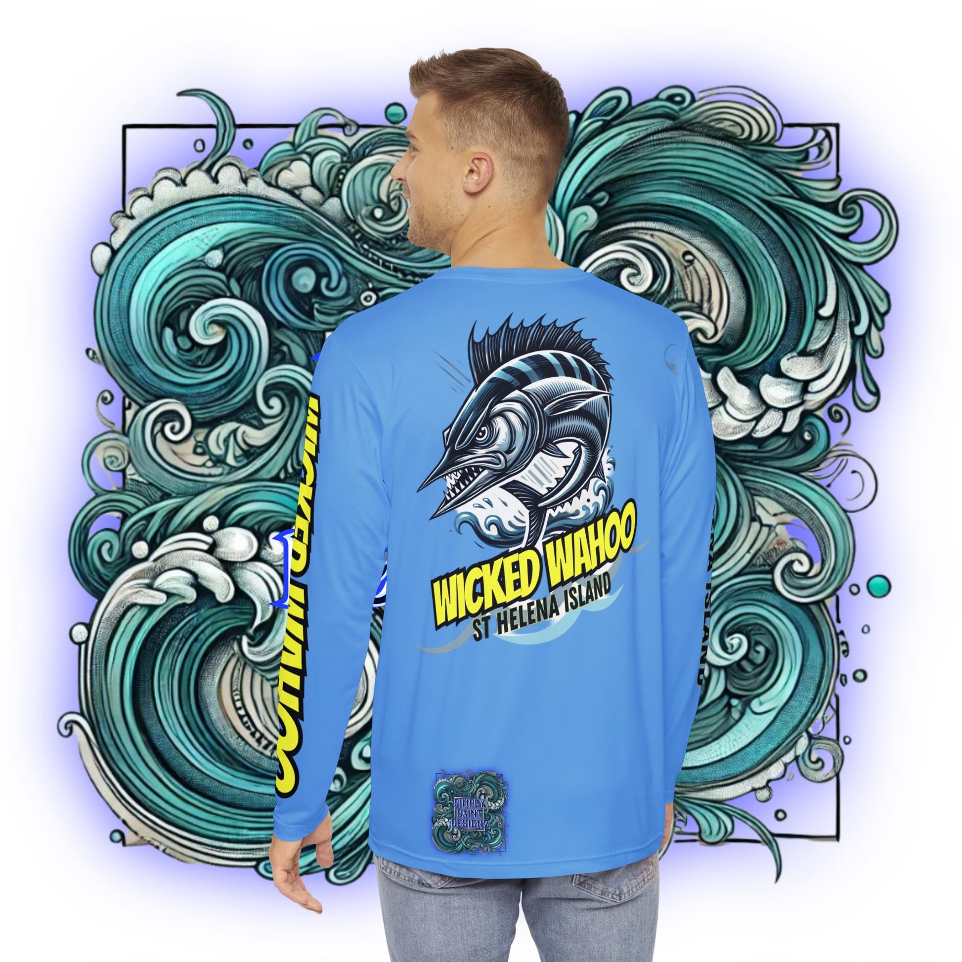 Wicked Wahoo Performance Long Sleeve - Blue – product image 4