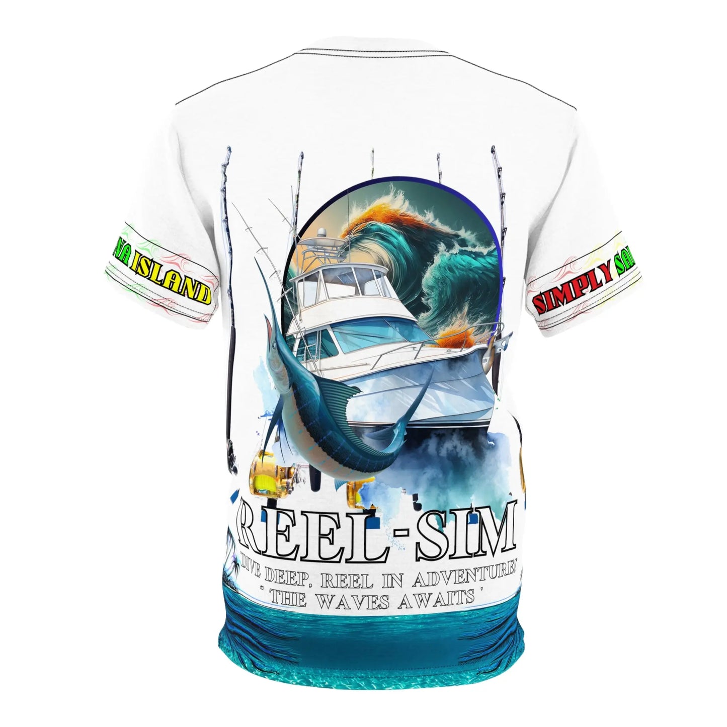 Unisex Cut & Sew Tee (AOP) - Simply Saint Designz