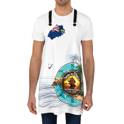 Anns Place Apron (White) - Simply Saint Designz