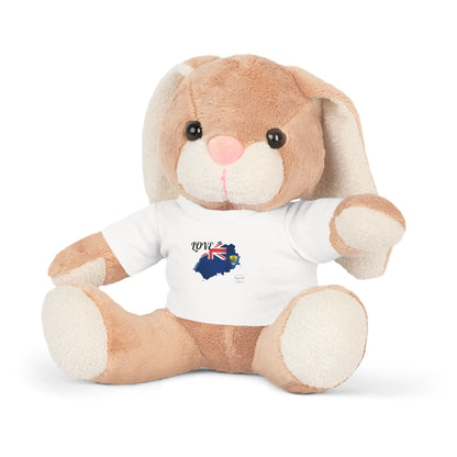 Love St Helena Island Plush Toy with T-Shirt - Simply Saint Designz