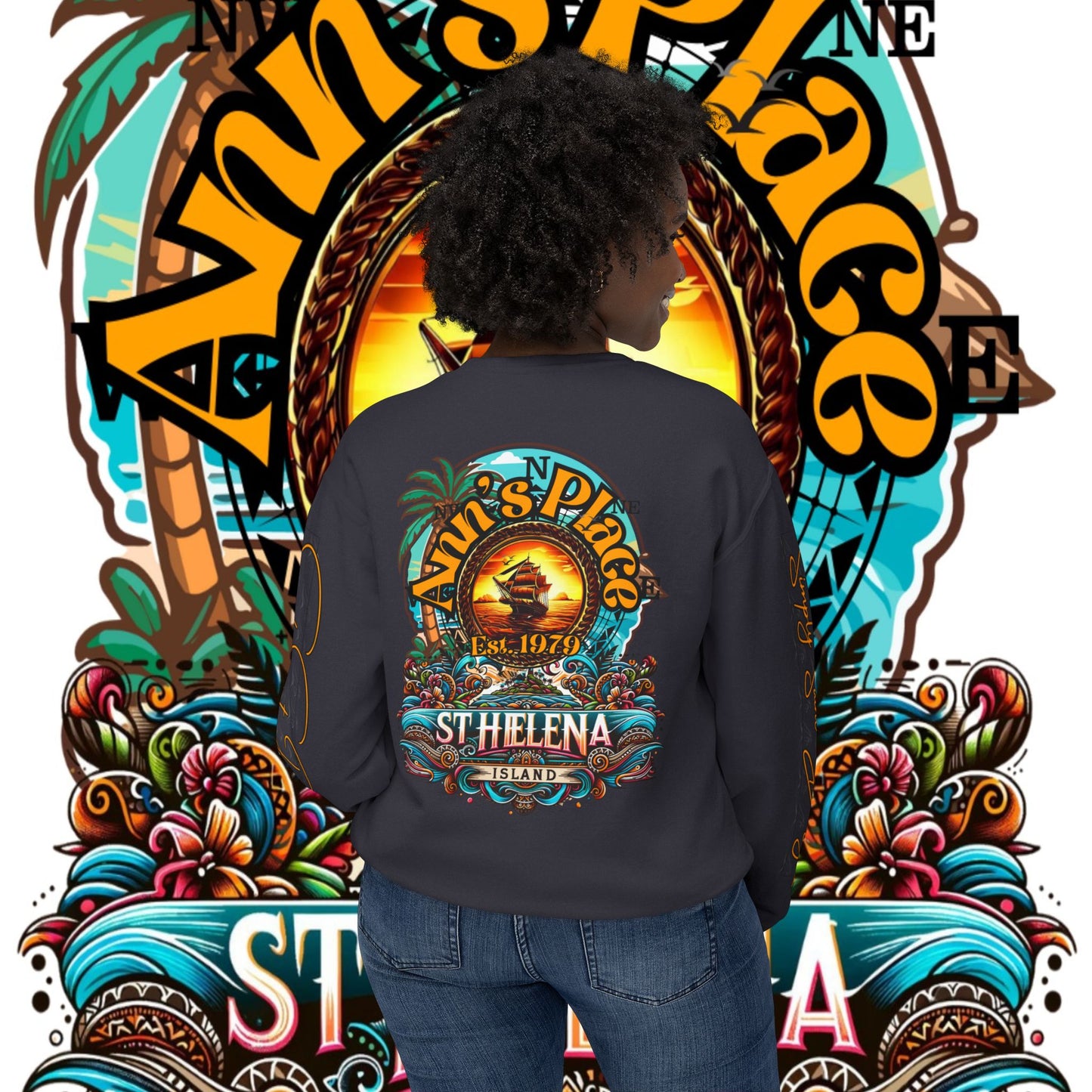 Ann's Place Unisex Lightweight Crewneck Sweatshirt – product image 11