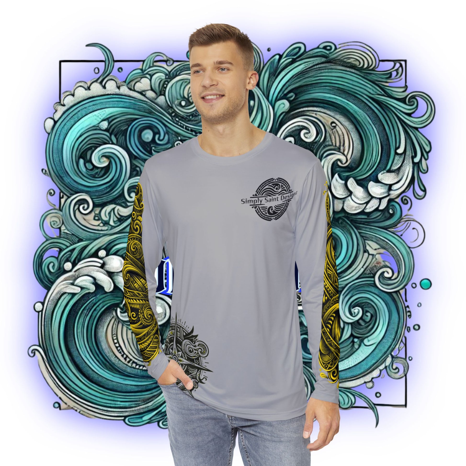 Polynesian Elegance – Unisex Tribal-Inspired T-Shirt – product image 3