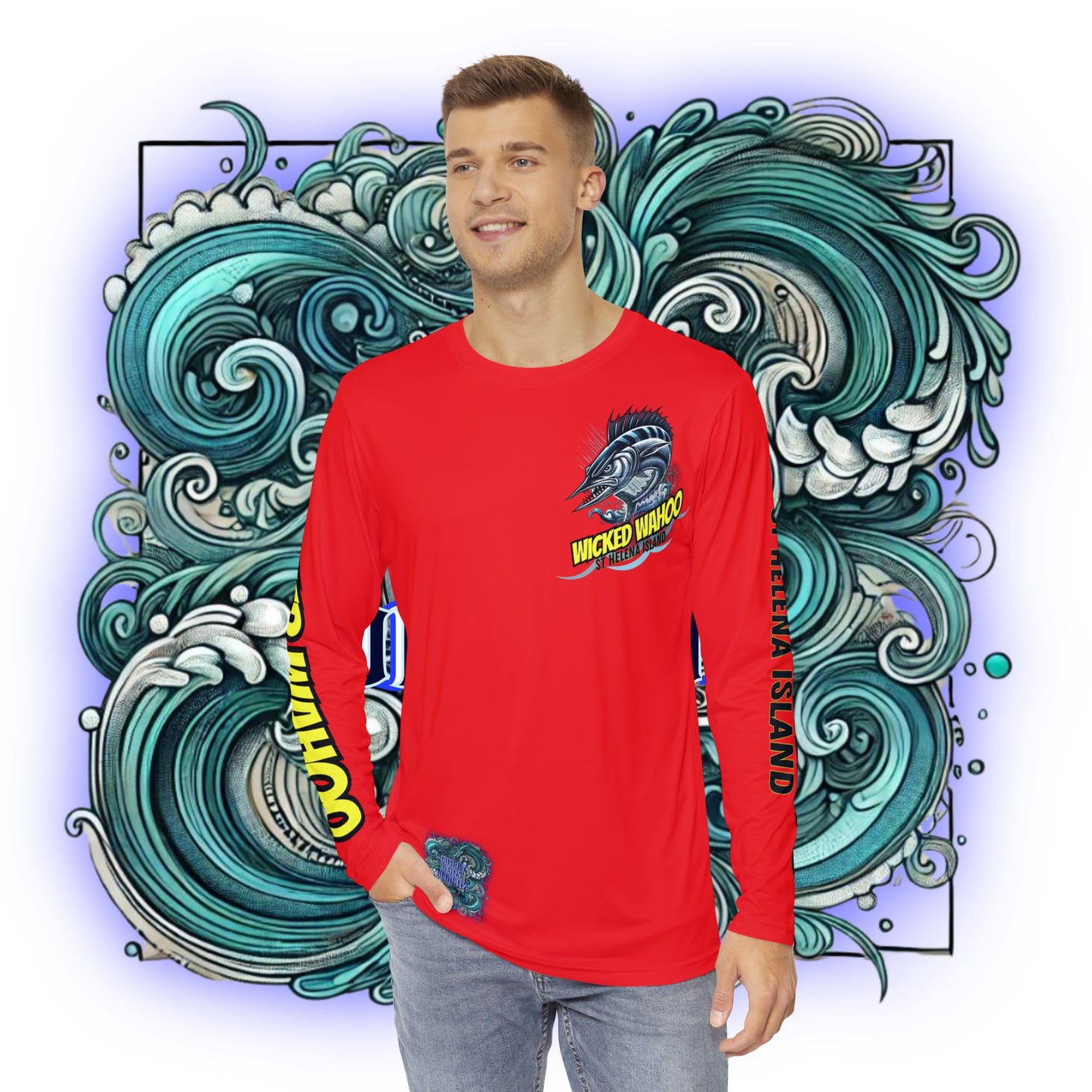 Wicked Wahoo Performance Long Sleeve - Navy – product image 3