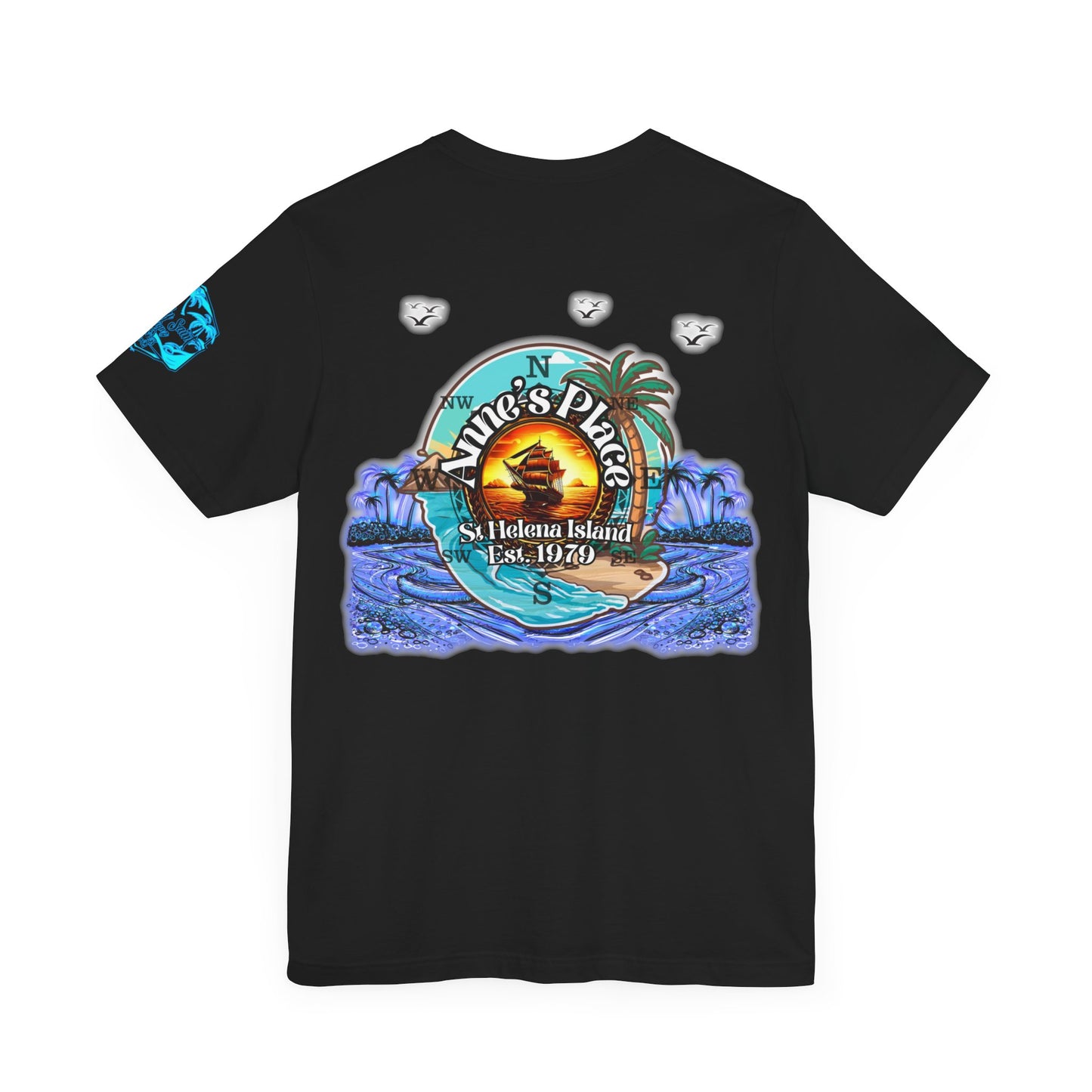 Coastal Vibes Unisex Tee - Anne's Place St Helena – product image 10