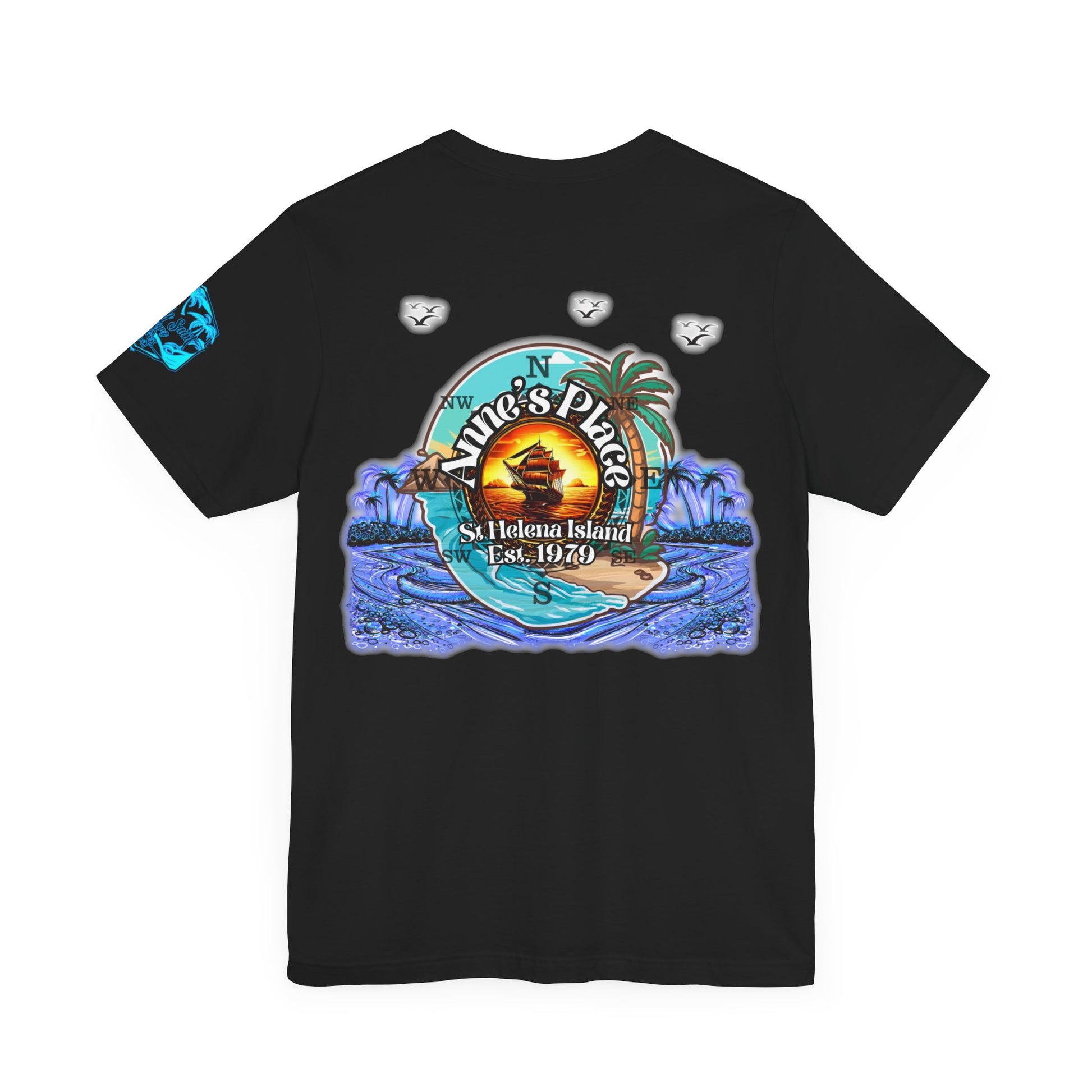 Coastal Vibes Unisex Tee - Anne's Place St Helena – product image 10