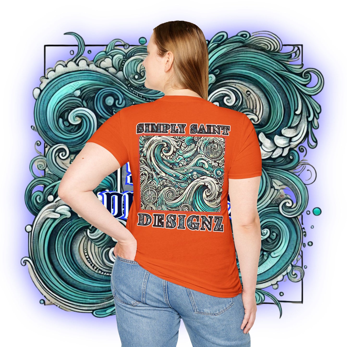 Tidal Harmony Tribal Elegance Tee
