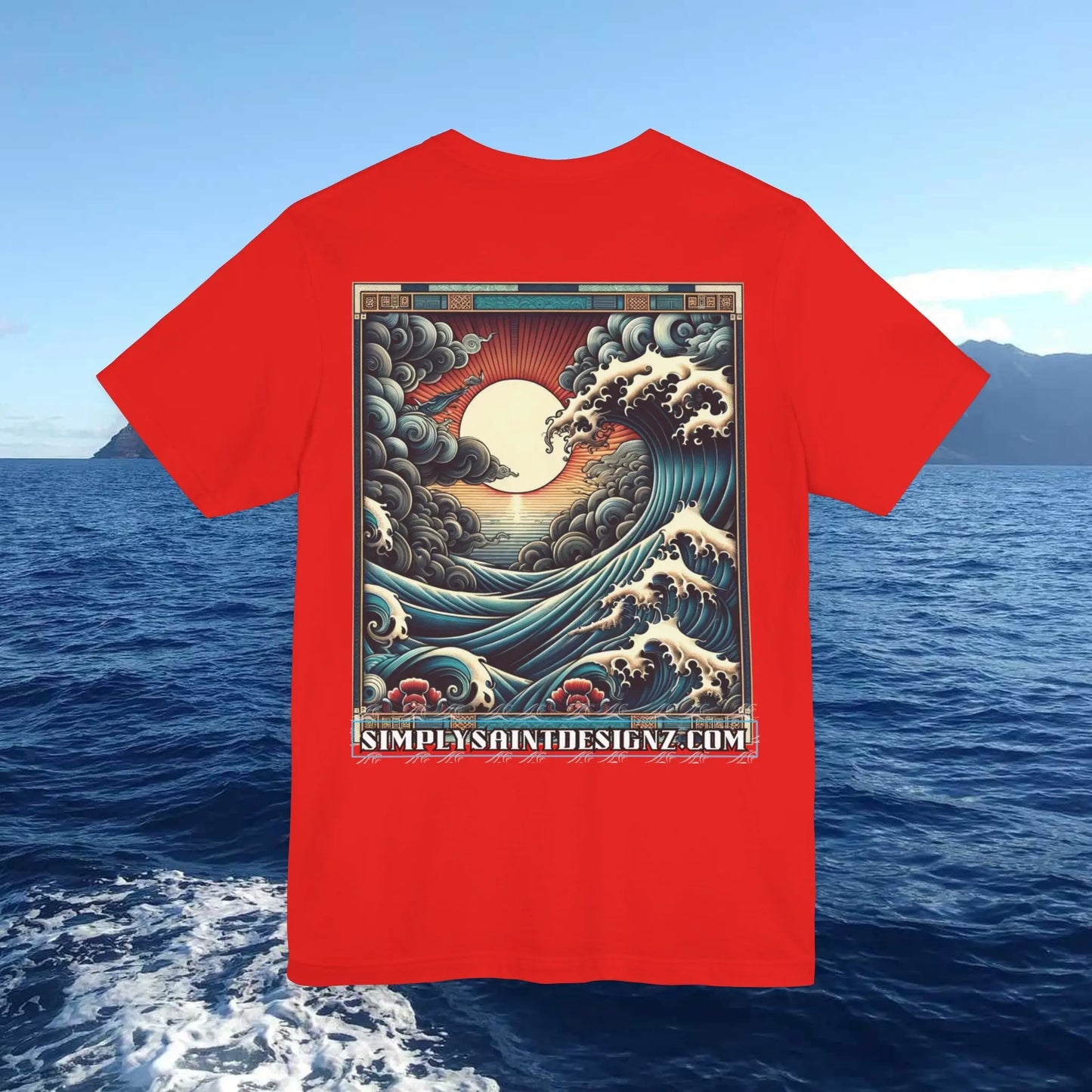 Sunset Surf Tee - Simply Saint Designz