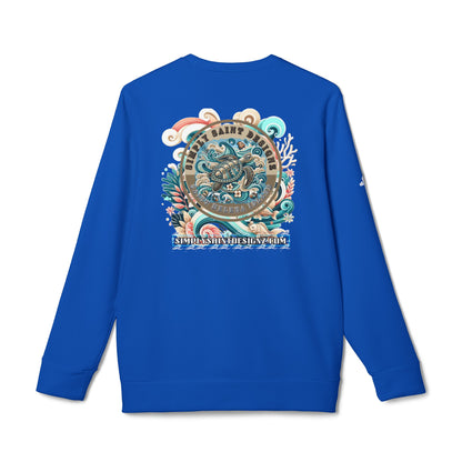 adidas® Unisex Fleece Crewneck Sweatshirt – Turtle Tribe Collection – product image 13
