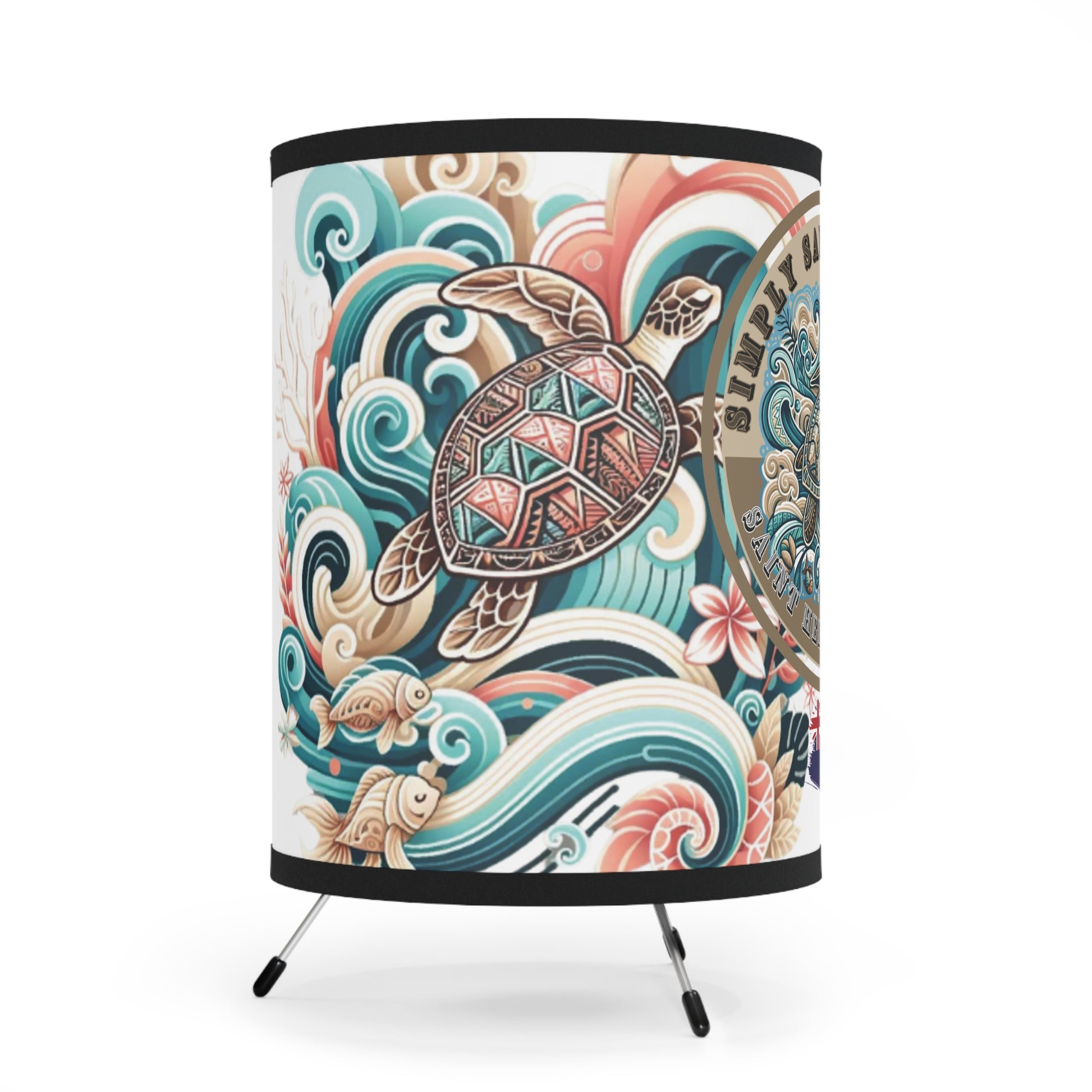 Turtle Tribe Tripod Lamp – product image 2