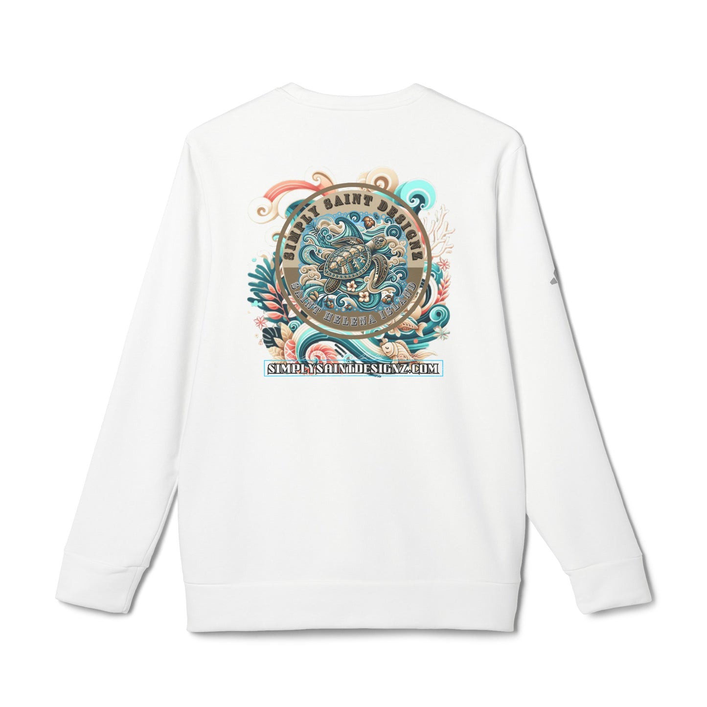 adidas® Unisex Fleece Crewneck Sweatshirt – Turtle Tribe Collection – product image 7