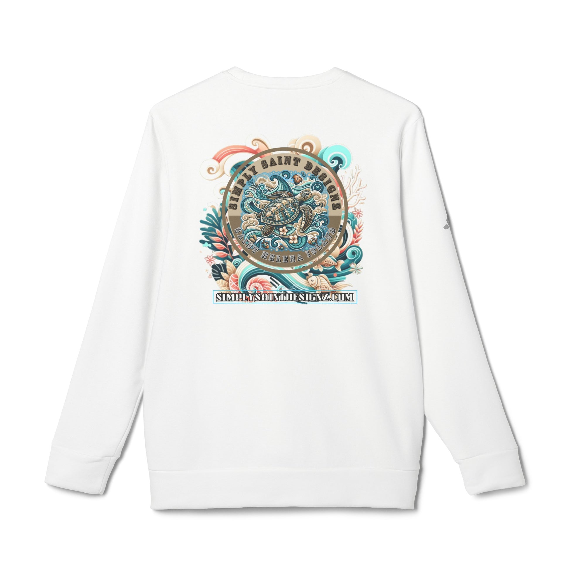 adidas® Unisex Fleece Crewneck Sweatshirt – Turtle Tribe Collection – product image 7