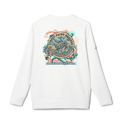 adidas® Unisex Fleece Crewneck Sweatshirt – Turtle Tribe Collection – product image 7