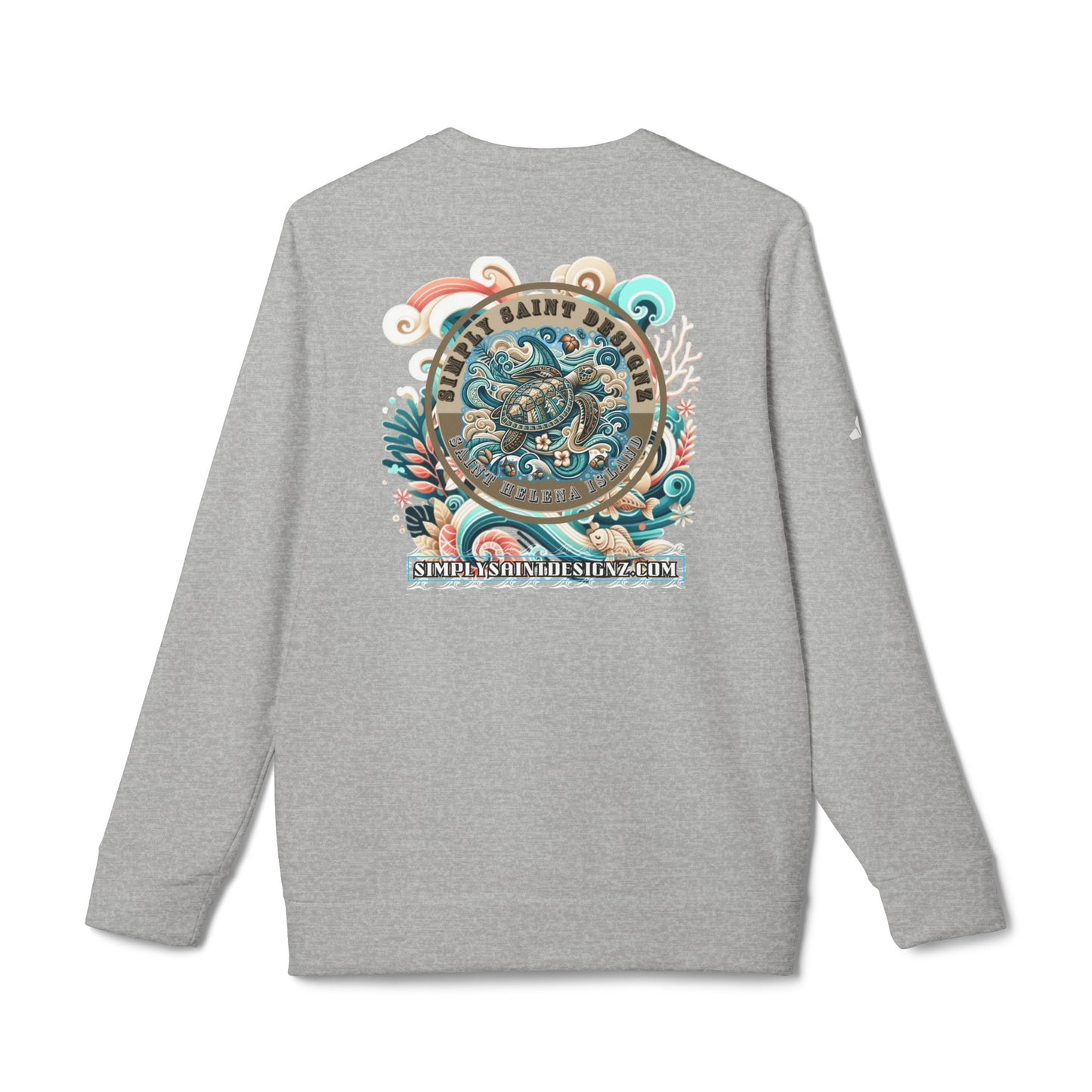 adidas® Unisex Fleece Crewneck Sweatshirt – Turtle Tribe Collection – product image 16