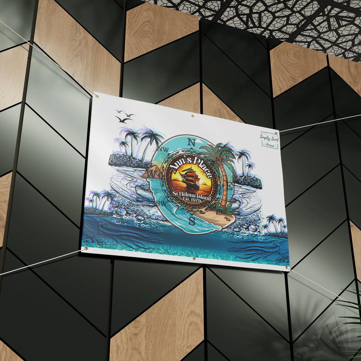 Anns place Matte Banner - Simply Saint Designz