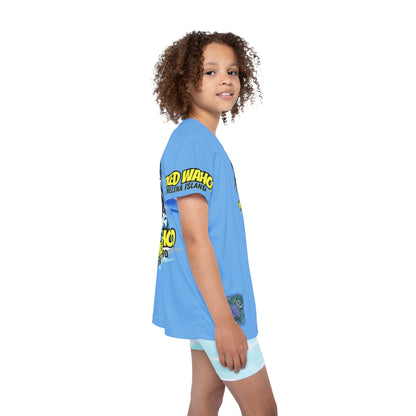 Kids Wicked Wahoo Sports Jersey - Orange – product image 5