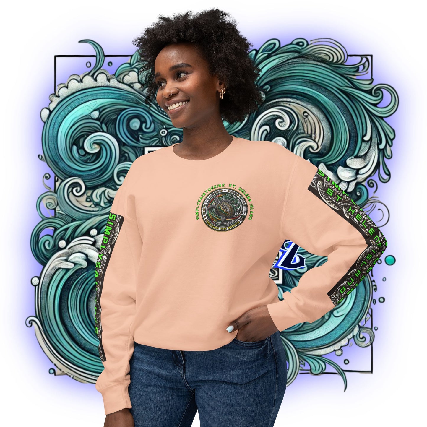St. Helena Turtle Tribe Crewneck – product image 10