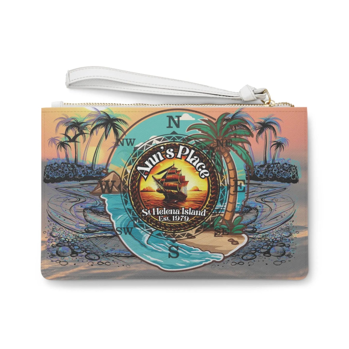 Anns place sunset Clutch Bag - Simply Saint Designz